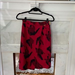 Graphic Midi Skirt